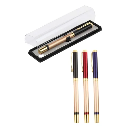 Kutulu Gold Metal Kalem