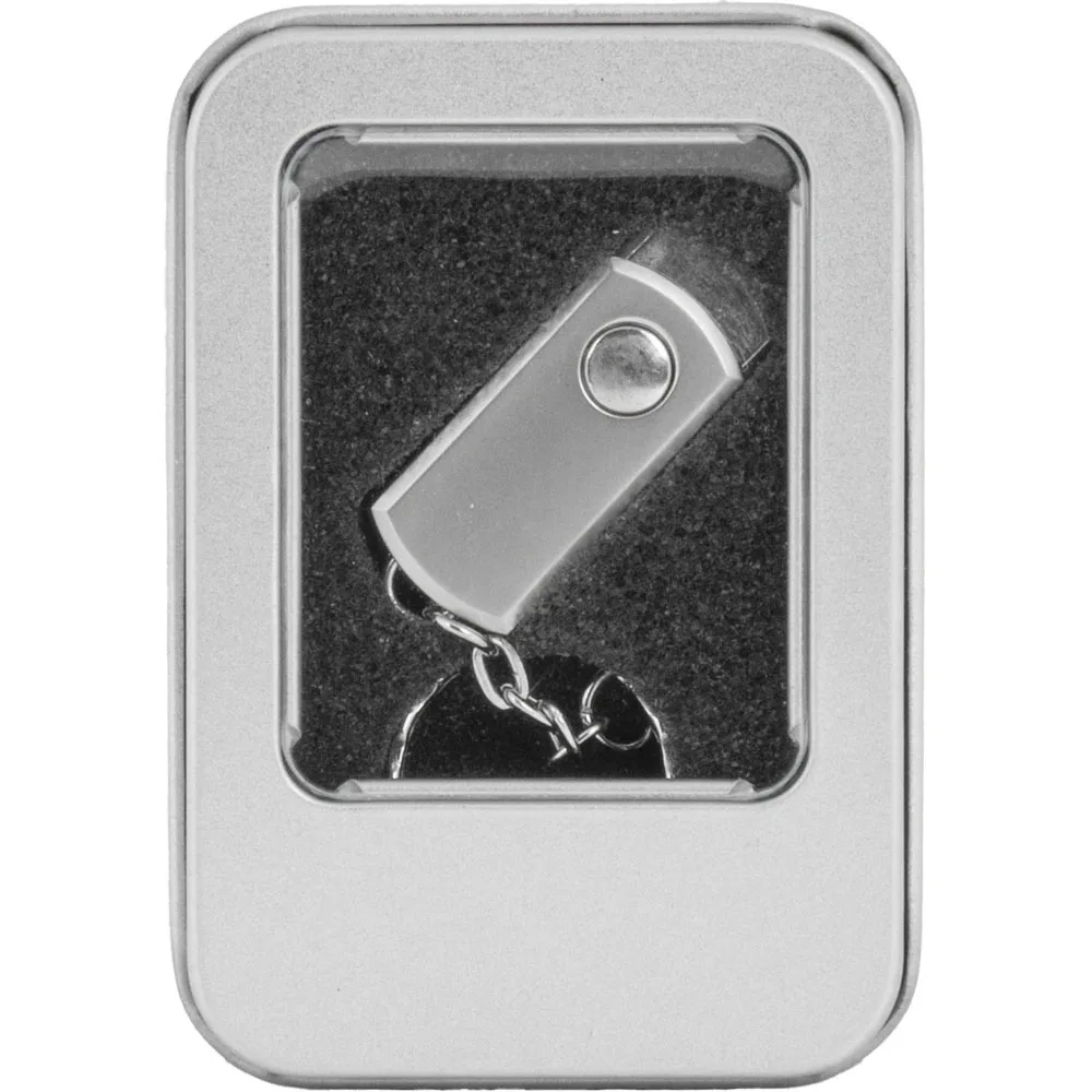 Gümüş Metal Kutu USB