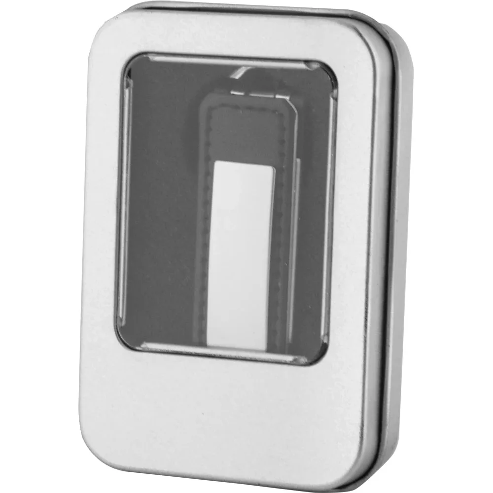 Metal Kutulu Deri USB 2